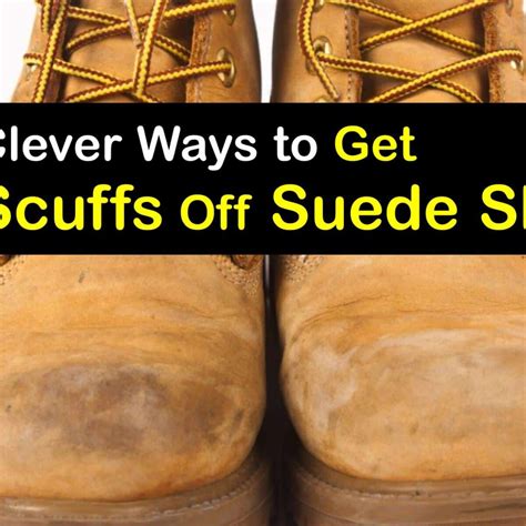 remove scuffs from suede shoes